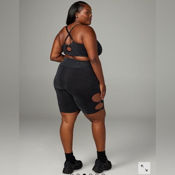Savage X Fenty Pants - New Savage X Fenty by Rihanna Bawdy Double Knit Bike Short Plus size 1x